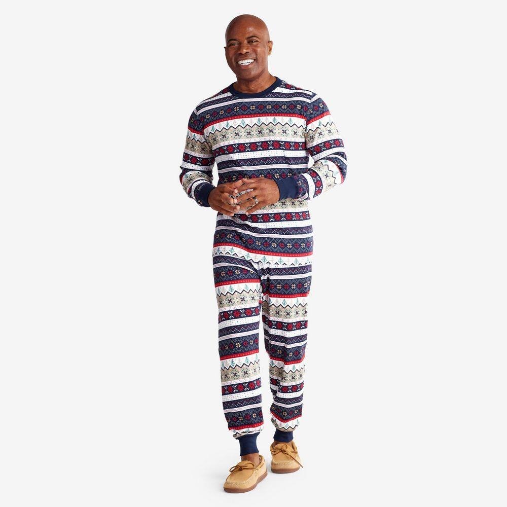 The Company Store Men’s Snug Fit Organic Cotton Pajamas